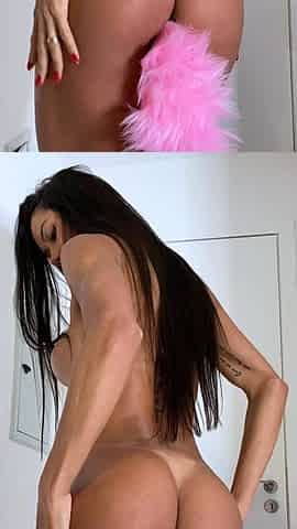 Amateur striptease and Solo masturbation