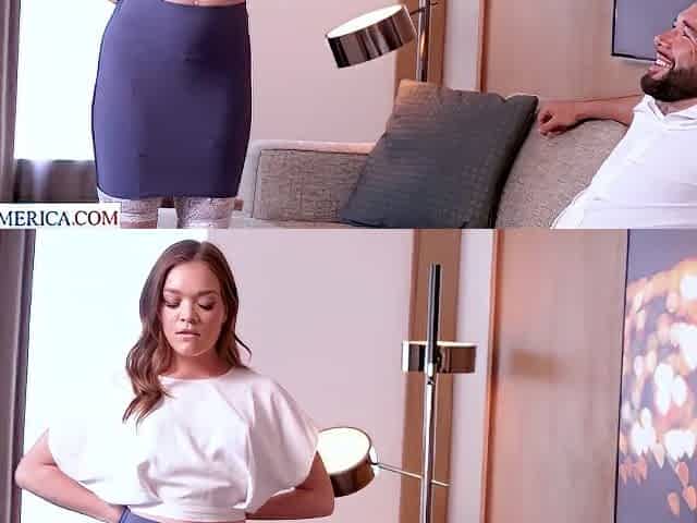 Sexy Wife Katie Kush Fucks Her Husbands Boss So He Can Get Promoted