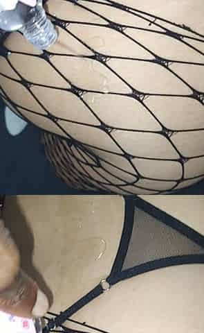 Cummy Bear Fishnet Fun Slut 4