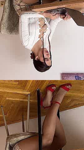 Breasty Office Cutie Gets Bored At Work