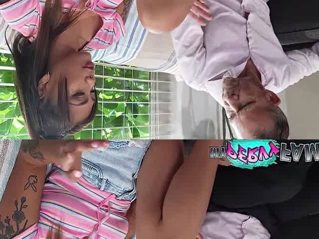 Horny Stepdad Has His Way With Tiny Asian Teen 18+ - Yumi Sin