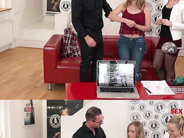 Shy Model Screwed Unfathomable by Large Cock Casting Agent - VIP SEX VAULT