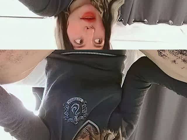 Hardcore toying close up