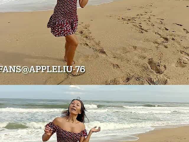 140 mother i'd like to fuck in sundress no pants get taut twat screwed at beach OnlyFans @ Appleliu-76