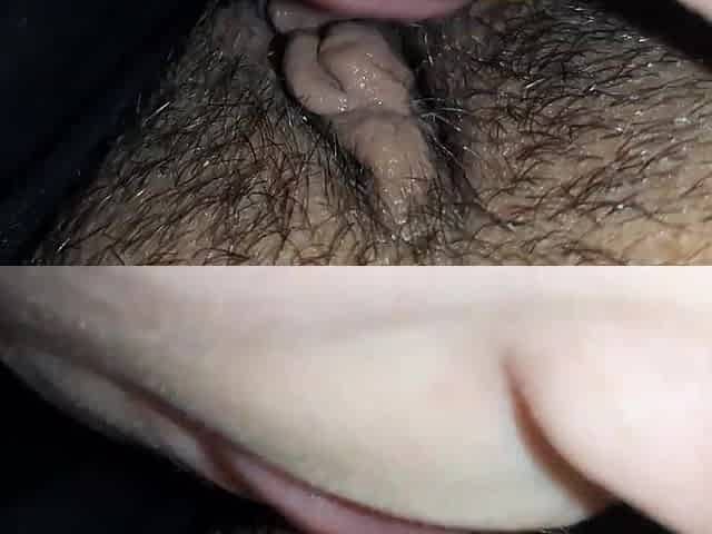 My girlfriend eats my hirsute love button hawt
