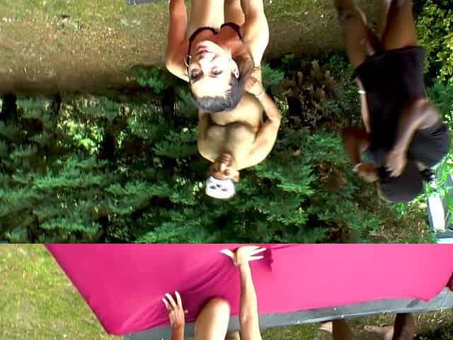 Stepdaughter Takes Mutiple Cum Salvo's Together with Stepmommy