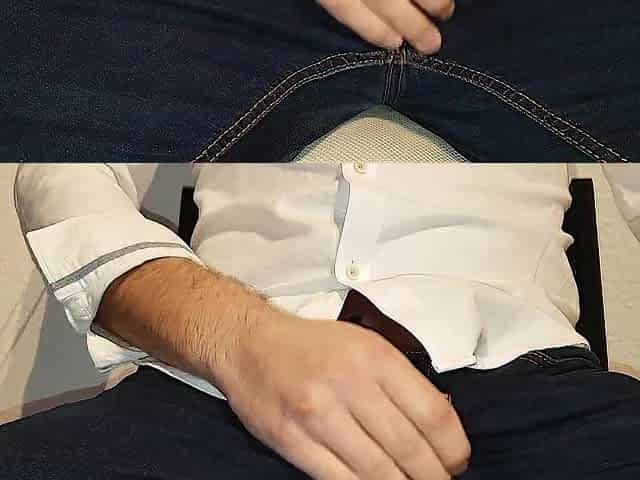 Wanking at the office