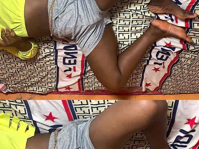 Afro Hawt Black teen banged in her nicker