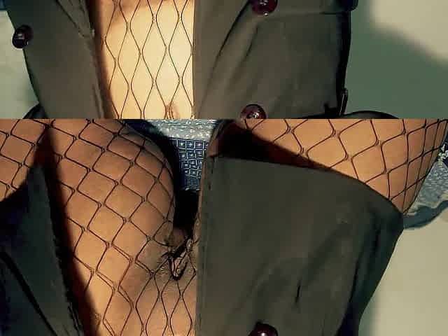 Hawt black in mesh underware and glasses is so lustful
