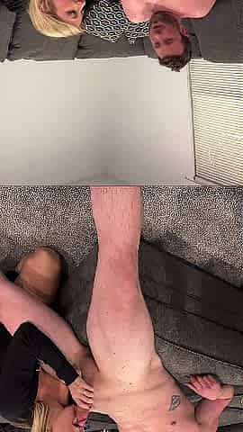 Thick dick getting a BJ by Hotwife