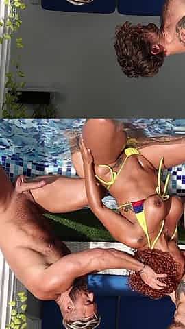 The Hardcore DP of Colombian Hot Babe Carla Morelli