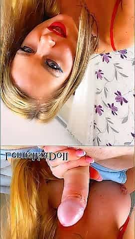 Tugjob for u. Lenushka Doll and her LARGE SILICONE TITTIES
