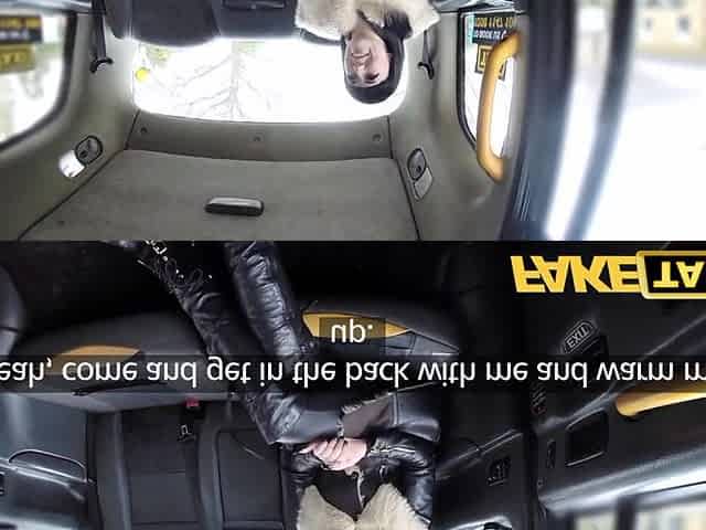 Fake Taxi Horny hot and heavy threesome in taxi with great rimming