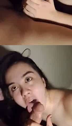 Beauty girl blowjob
