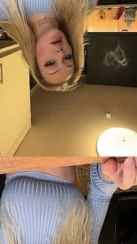 CAN NOT STOP SMOKIN'! Blond Norwegian beauty smokin' two packs a day - @OgYennefer