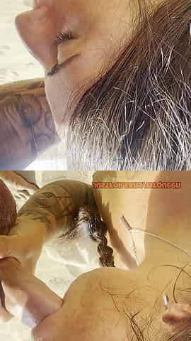 Super oral in the desert, this chab cums on my tiny titties?