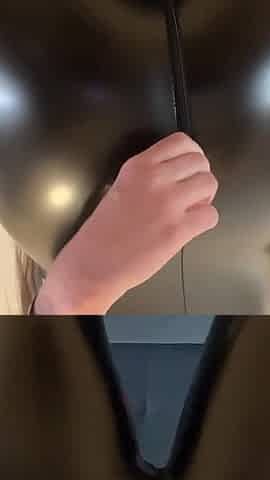 Testing Out New Butt Plugs in a Latex Suit