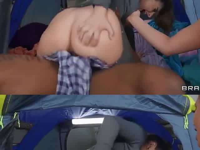 Sneaky Butt Flap Tent Fucking - Penelope Kay, Lucy Doll And Kay Doll