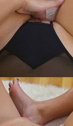 Two Fingers Inside a Wet Pussy