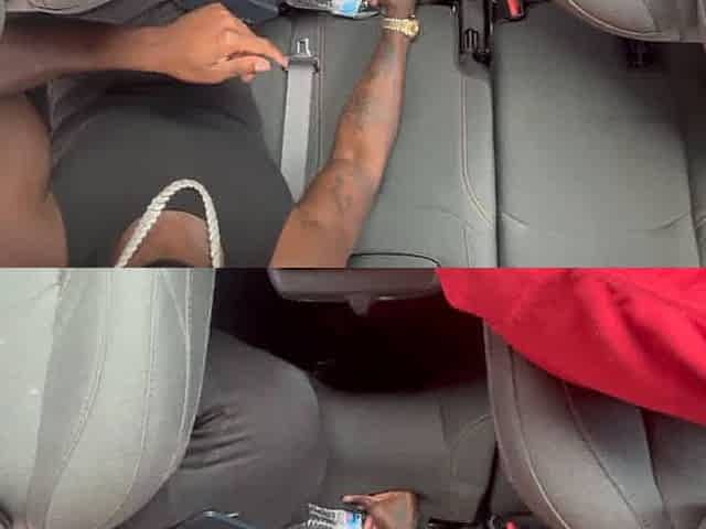 Wife meet balck boy freind in the car