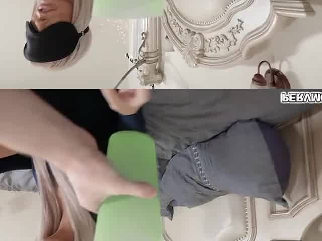 Alex Caresses Brooks Luscious Body While Wearing An Eye Mask
