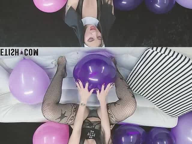 Bts Feet Nun Popping Balloons 14 Naked Pop
