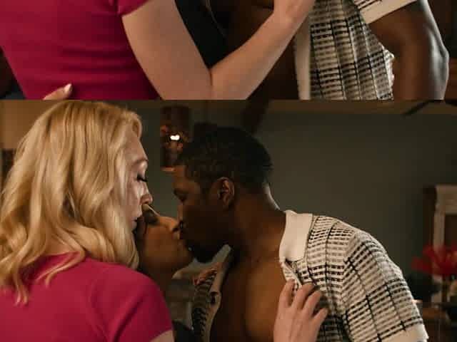 Redhead Lily Labeau shares bbc with Sarah Arabic in a hot ffm threesome
