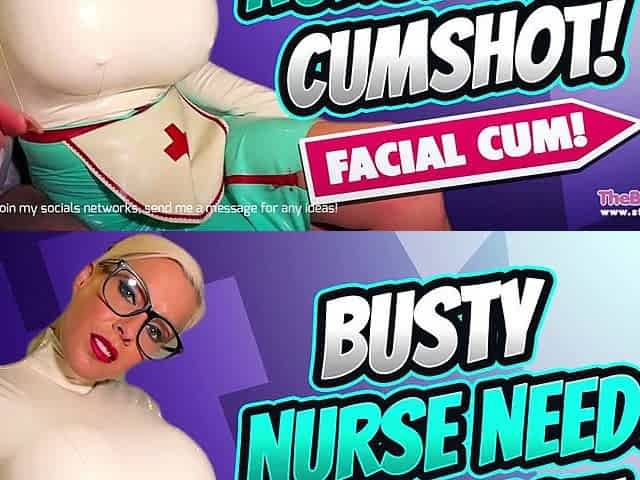 Breasty Nurse desires cum on her face! PREVIEW