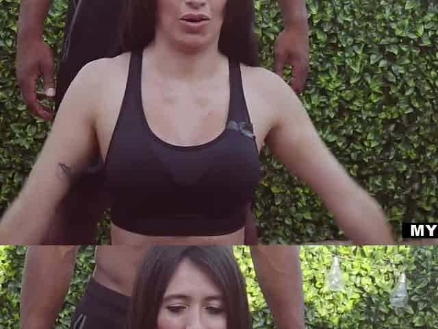 Linda Gonzalez In Interracial Workout Sex