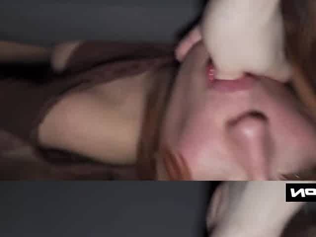 Perfect Redhead Used By 2 Guys