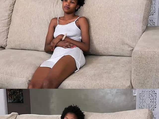Skinny Black Teen Tight Pussy Railed
