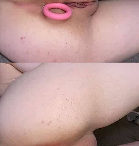 Amateur brunette chick toying her ass and pussy on webcam