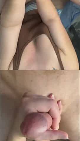 Oiled up My roommates Jock and Balls then made it explode on me. Comment if u wanna be next!