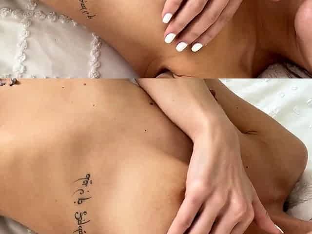 Amateur striptease and Solo masturbation
