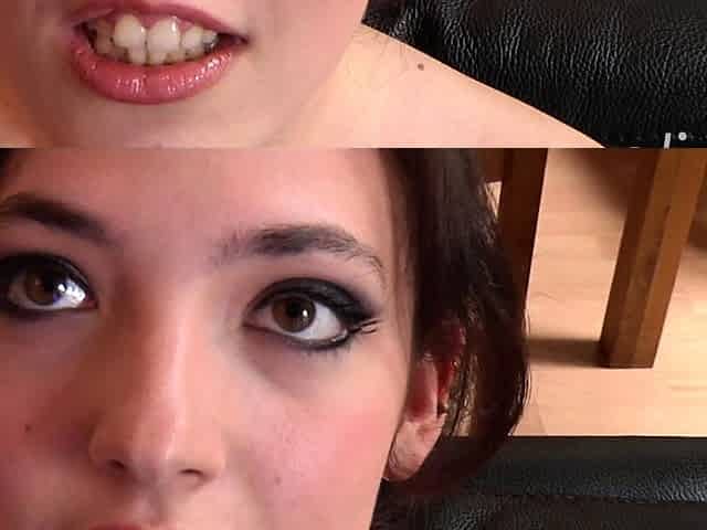Real dutch brunette slut is giving blowjob and handjob