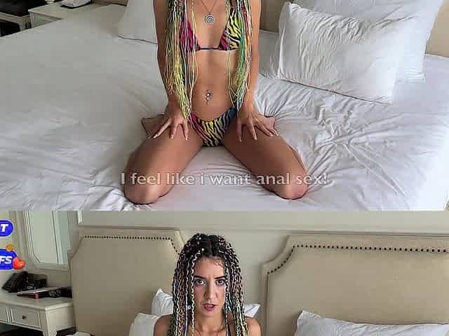 Rastafarian Hotty Desires Anal Sex After Stranger Gave Her Magic Cigarette - Katty West
