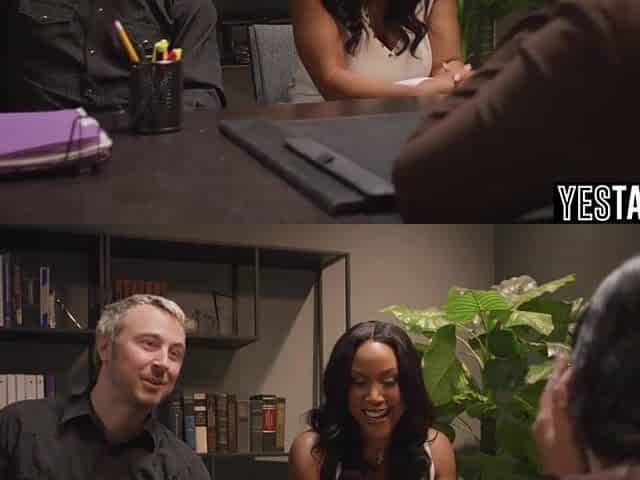 Oriental therapist has interracial trio with her black client