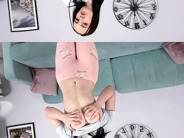 Big assed busty tit fuck and blowjob