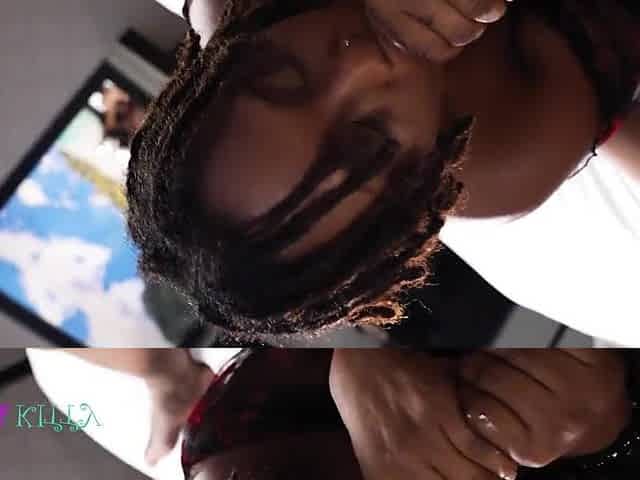 Black Floozy Twat Stuffed