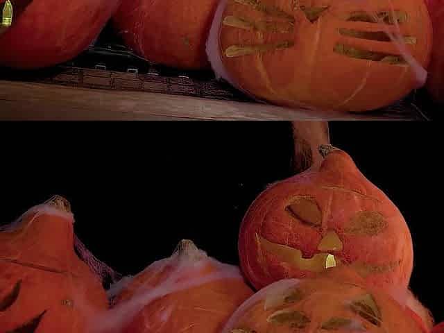 Strecthing lascivious holes on Halloween Night Hardcore Compilation