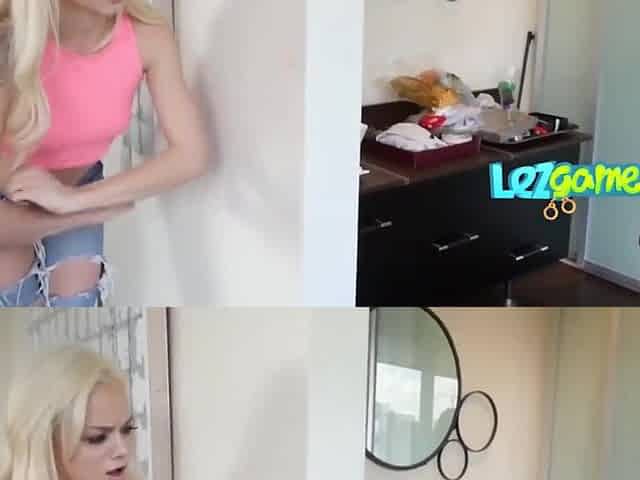 Round Ass Blonde Got Hammered By A Firm Strapon