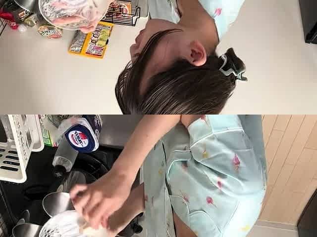 Amateur Asian made fucked in hairy pussy