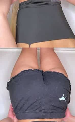 High heeled amateur teen ass fingered