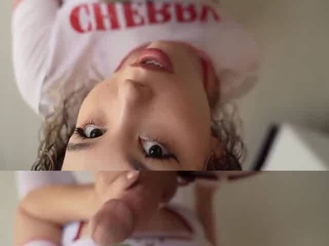 Ultra-babe Sucks My Dick Like A Chupachups