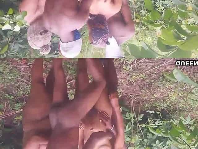 Real outdoor sex party