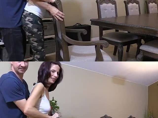 Slim aged loves to get drilled from the back until this babe begins groaning from joy