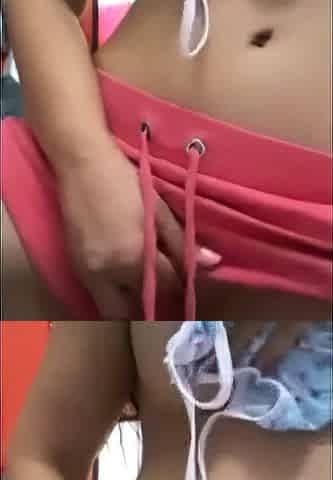 Big-Titted Turkish Girl Flashes on Webcam