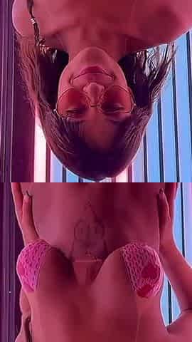Fucking Inside the Tanning Booth Until I Get a Load in My Mouth