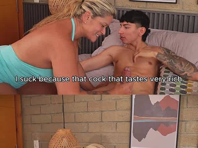 I Can't Believe I Caught My Stepson Masturbating! His Big Cock Inside My Cheating MILF Pussy!