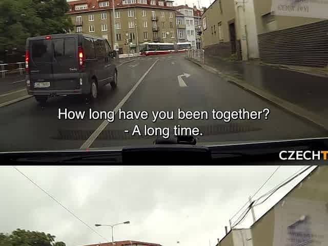 Czech Taxi E16: Cheating darkhaired babe